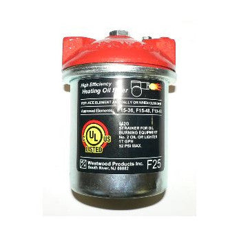 WESTWOOD F25 CAST IRON TOP OIL FILTER - Heating Supply House